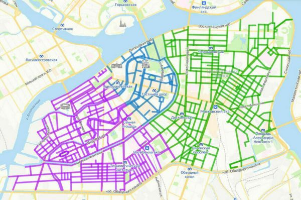 С 1 сентября платные парковки охватят весь Центральный район Петербурга