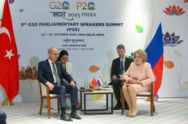 Матвиенко: Задача парламентов России и Турции &mdash; поддерживать развитие сотруднничества