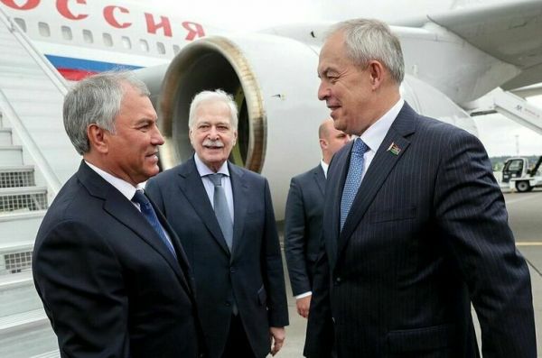 Володин прибыл в Белоруссию с рабочим визитом