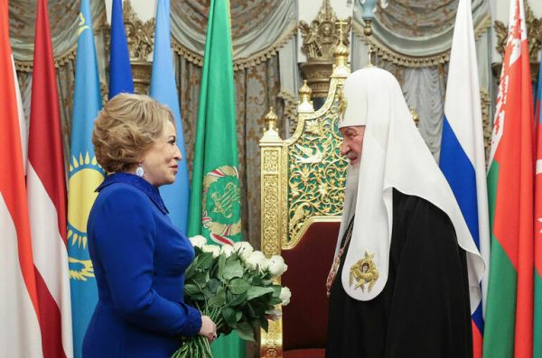 Матвиенко поздравила Патриарха Кирилла с 15-летием интронизации